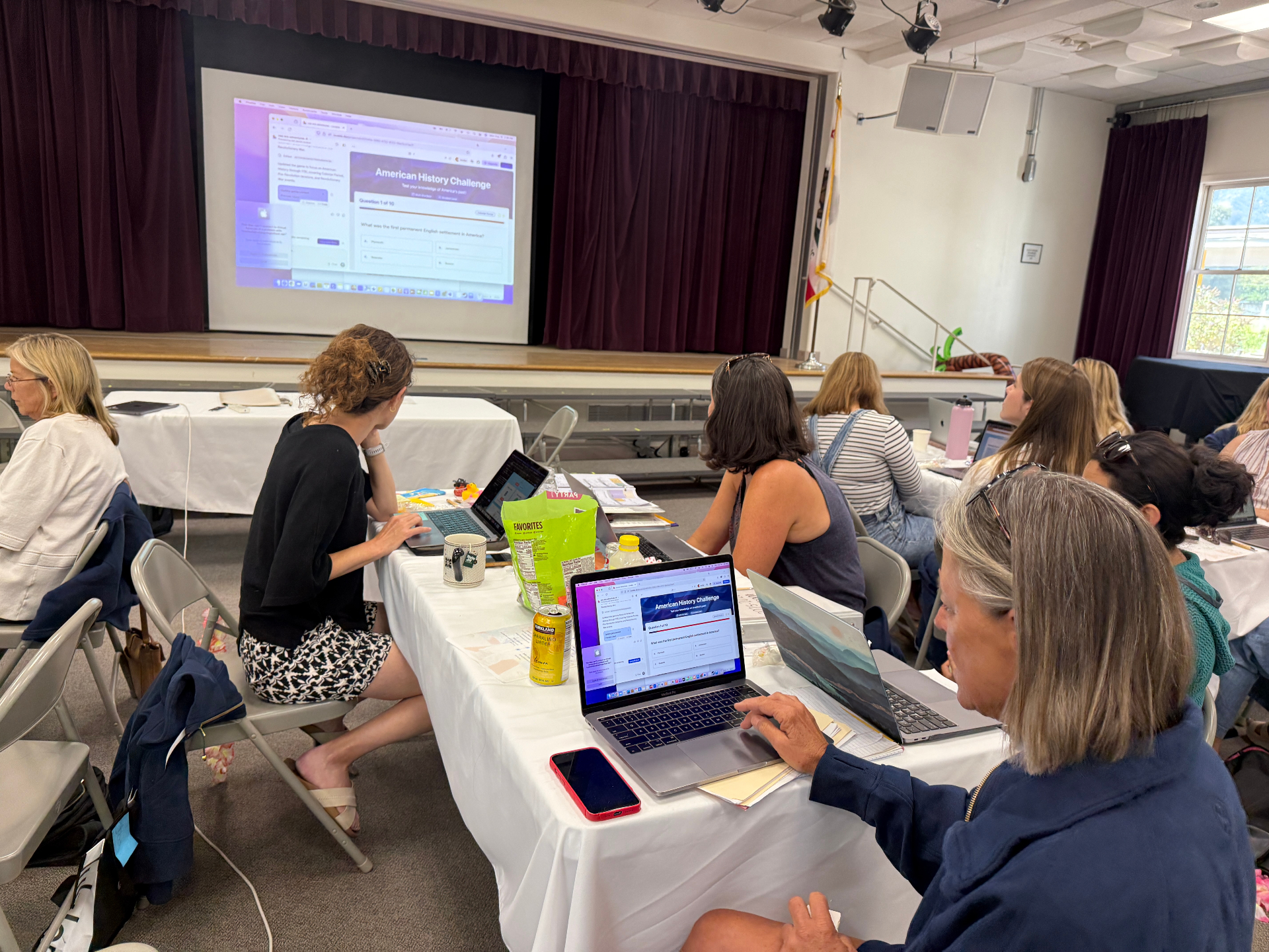 Cold Spring educators learning together during professional development